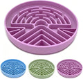 Slow Feeder Dog Bowl for Large & Small Pets, Anti Choking Puzzle Dog Food Bowl with Non-Slip Base, Interactive Pet Slow Eating, Silicone Cat Feeder for Puppies & Cats 20 * 20 * 3.5CM